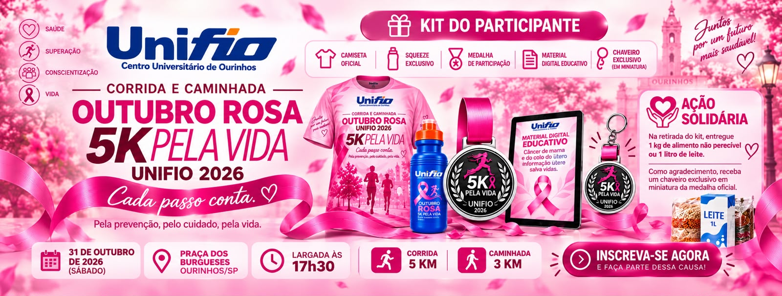 OUTUBRO ROSA UNIFIO 2026