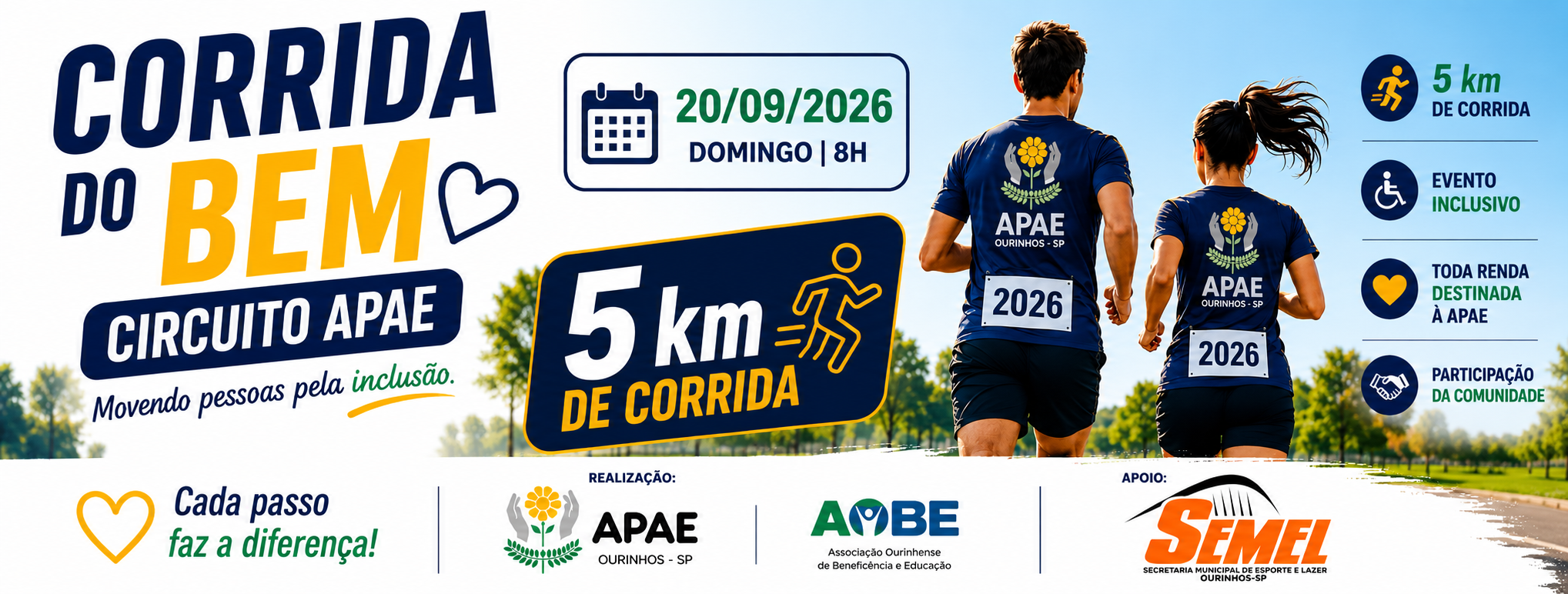 I CORRIDA DO BEM CIRCUITO APAE DE OURINHOS/SP