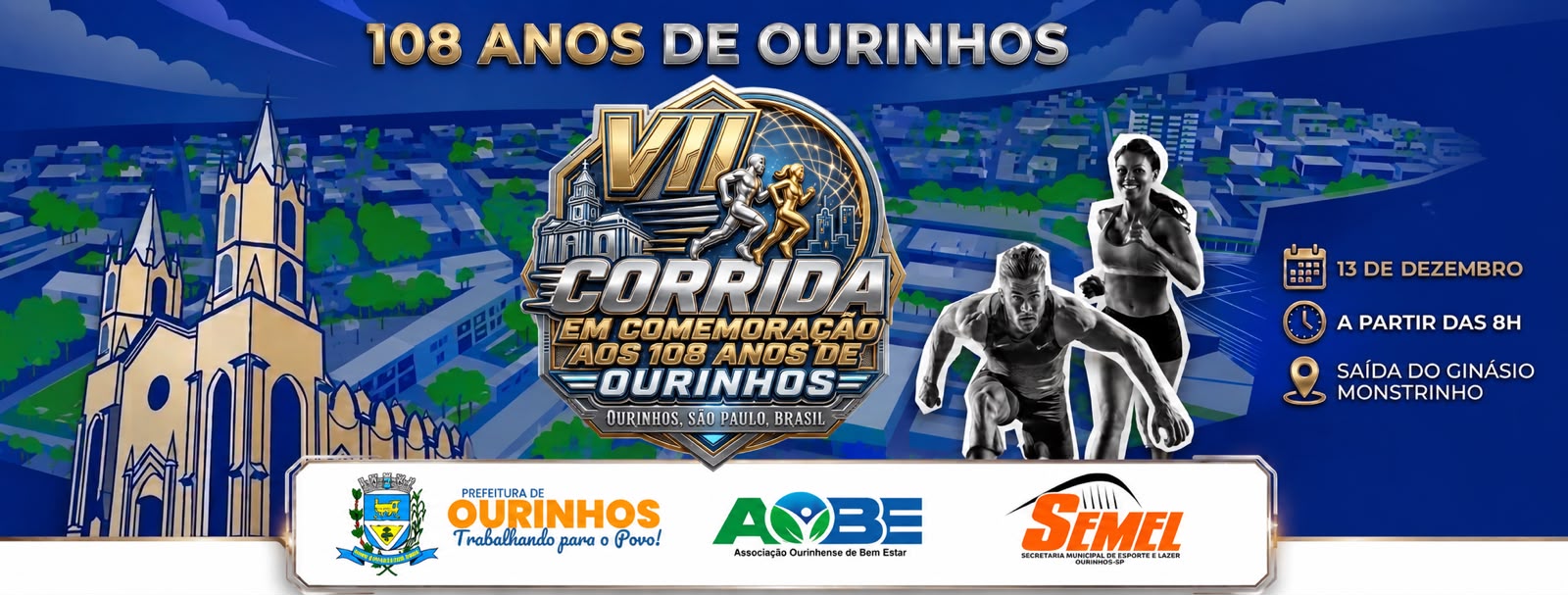 VI CORRIDA EM COMEMORAÇÃO AO ANIVERSÁRIO DE OURINHOS