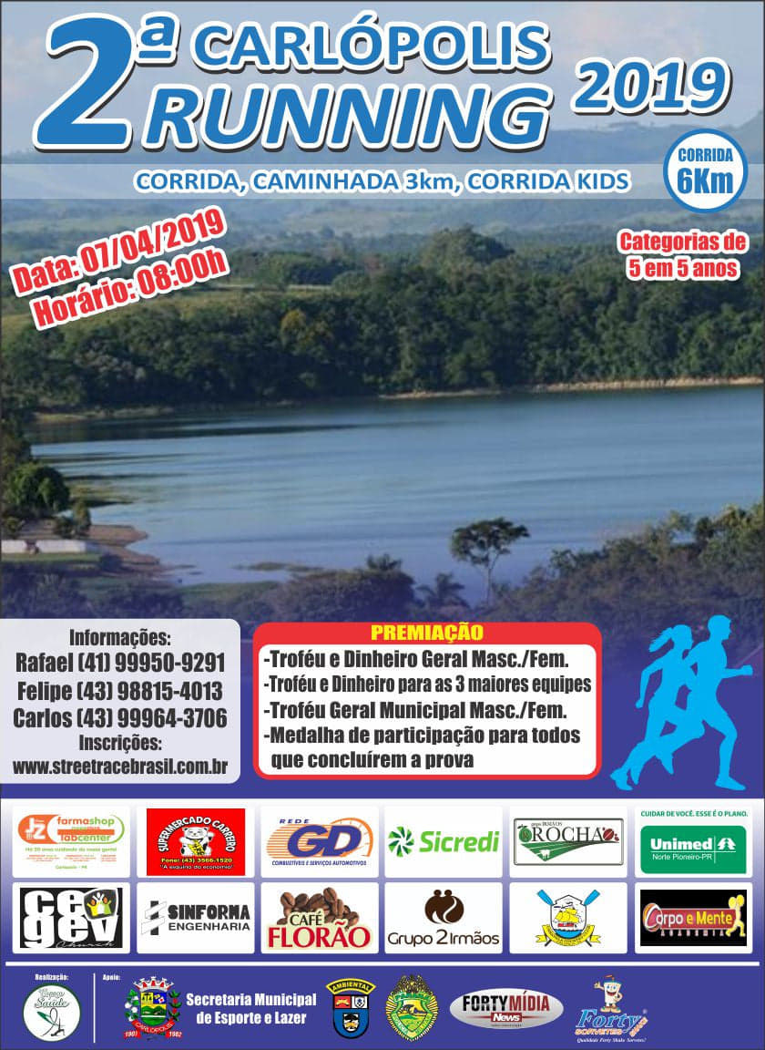 2ª CORRIDA CARLÓPOLIS RUNNING