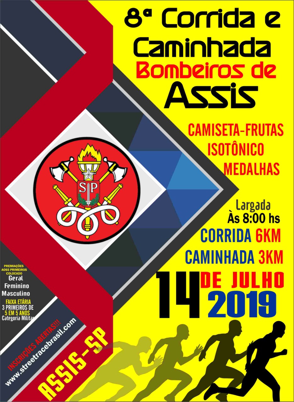 8ª CORRIDA E CAMINHADA BOMBEIROS DE ASSIS