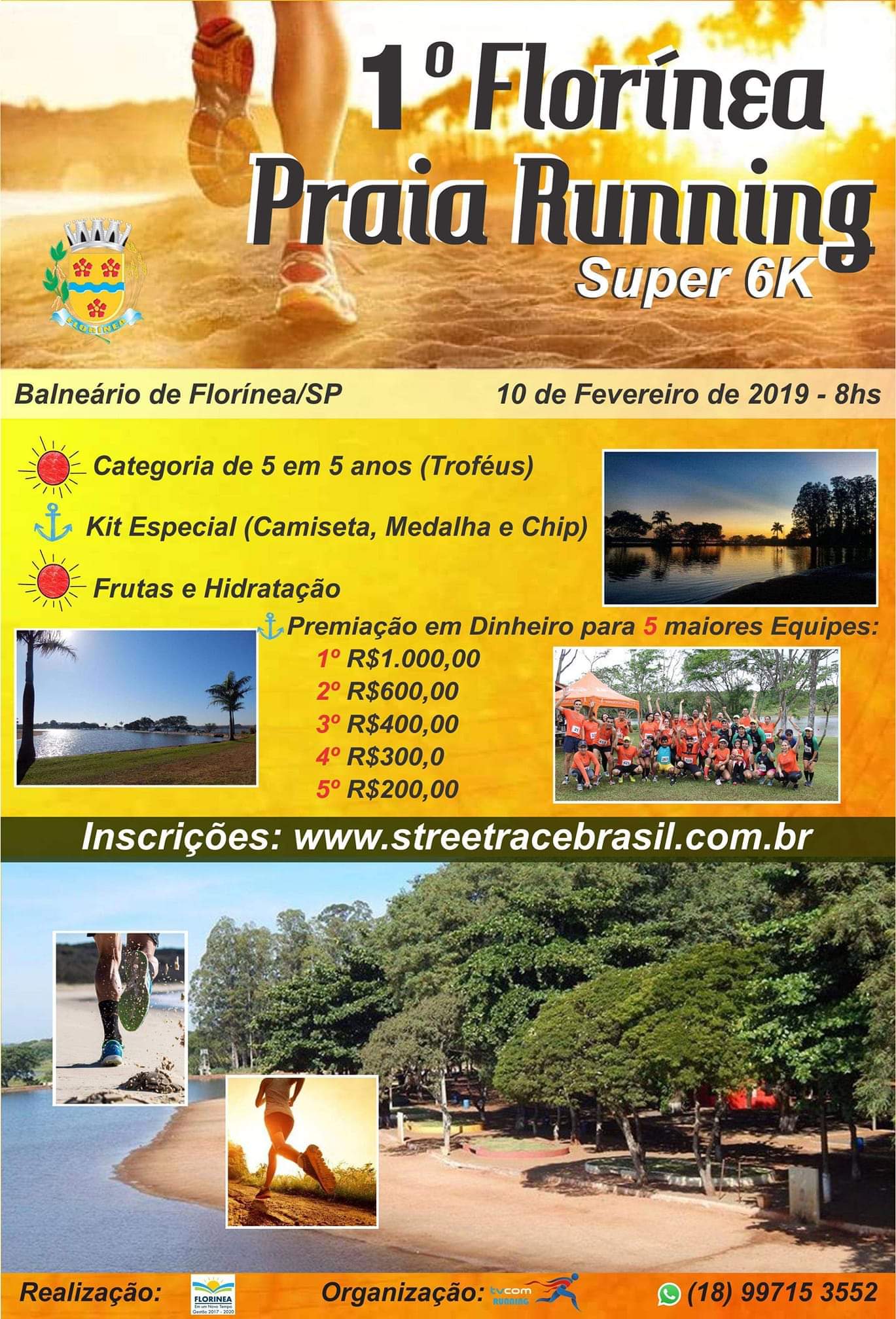 1ª FLORÍNEA PRAIA RUNNING
