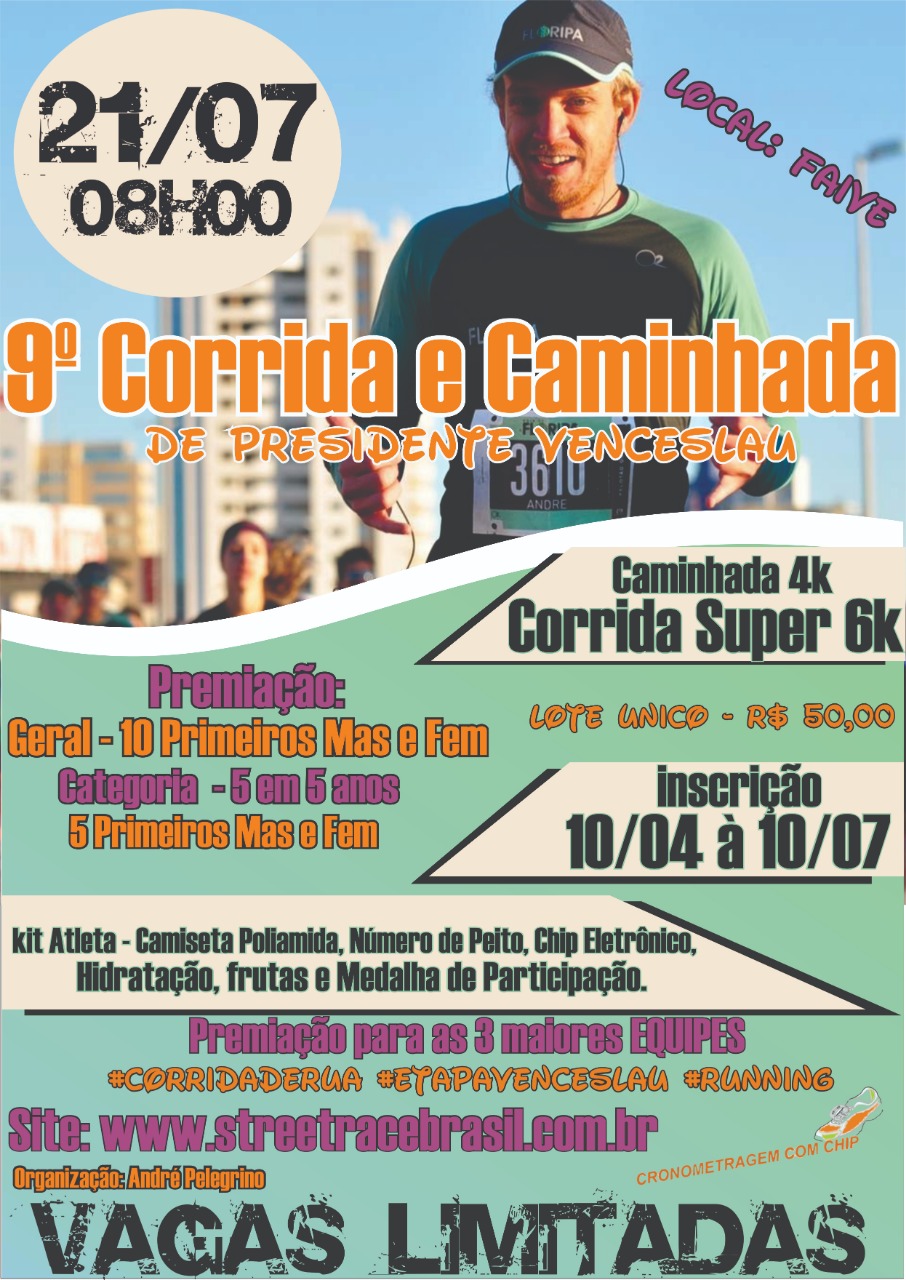 9ª CORRIDA  DE PRESIDENTE VENCESLAU