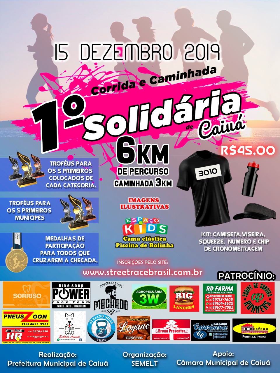 1º CORRIDA E CAMINHADA SOLIDÁRIA DE CAIUÁ