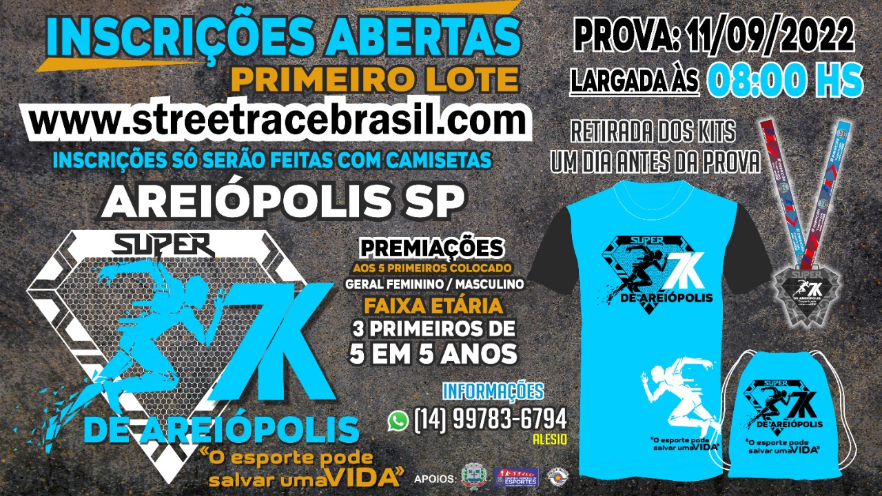 SUPER 7K DE AREIÓPOLIS