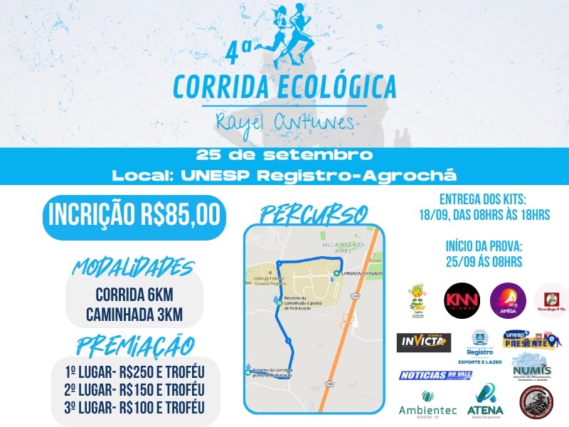 4ª CORRIDA ECOLÓGICA RAYEL ANTUNES