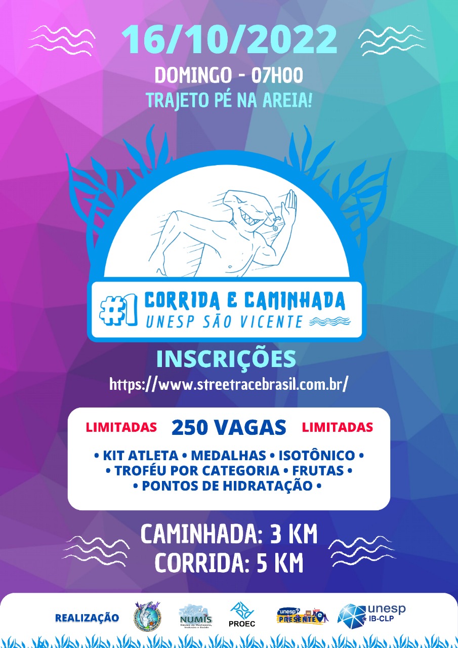 CORRIDA E CAMINHADA UNESP SÃO VICENTE