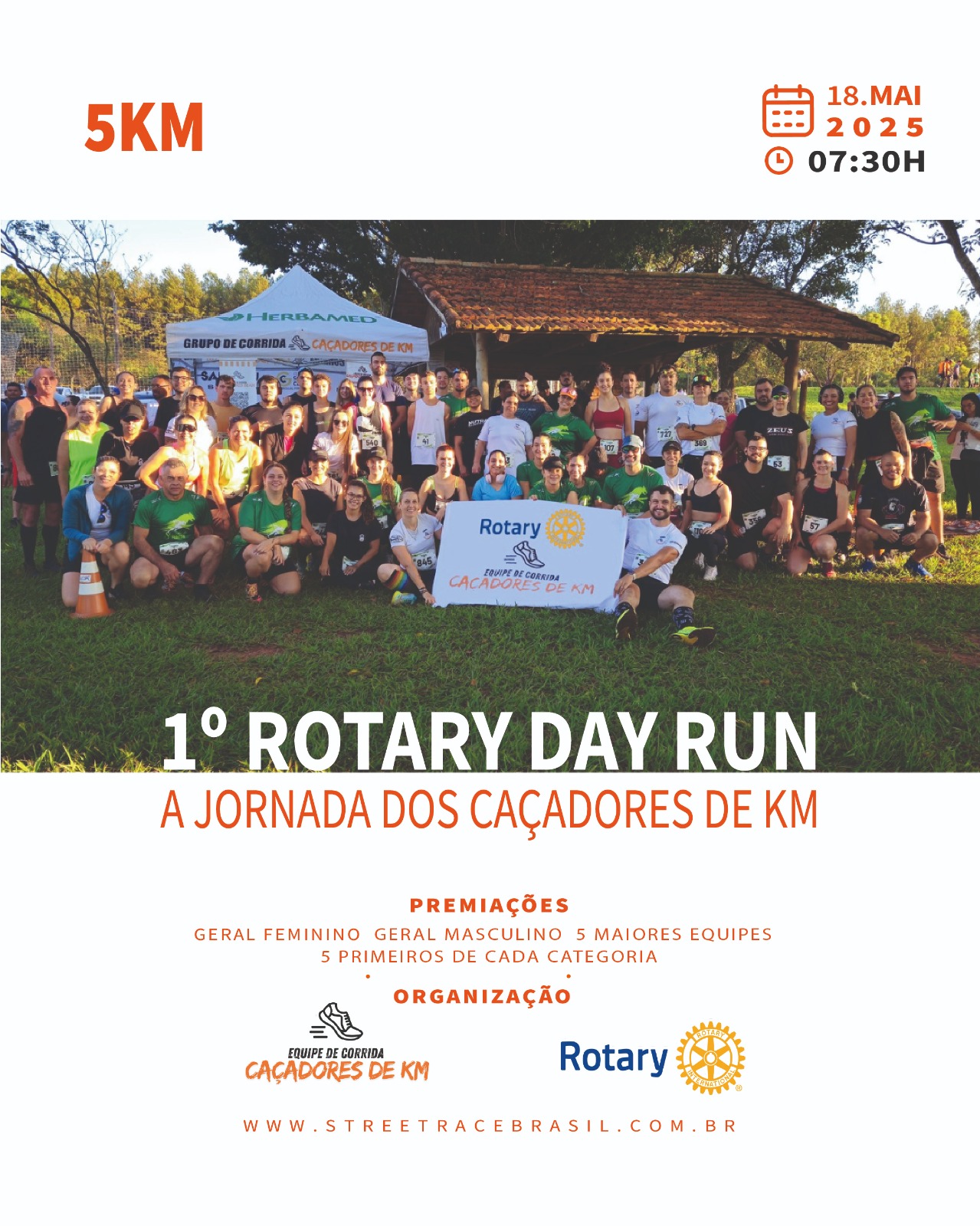 1º ROTARY DAY RUN: A JORNADA DOS CAÇADORES.