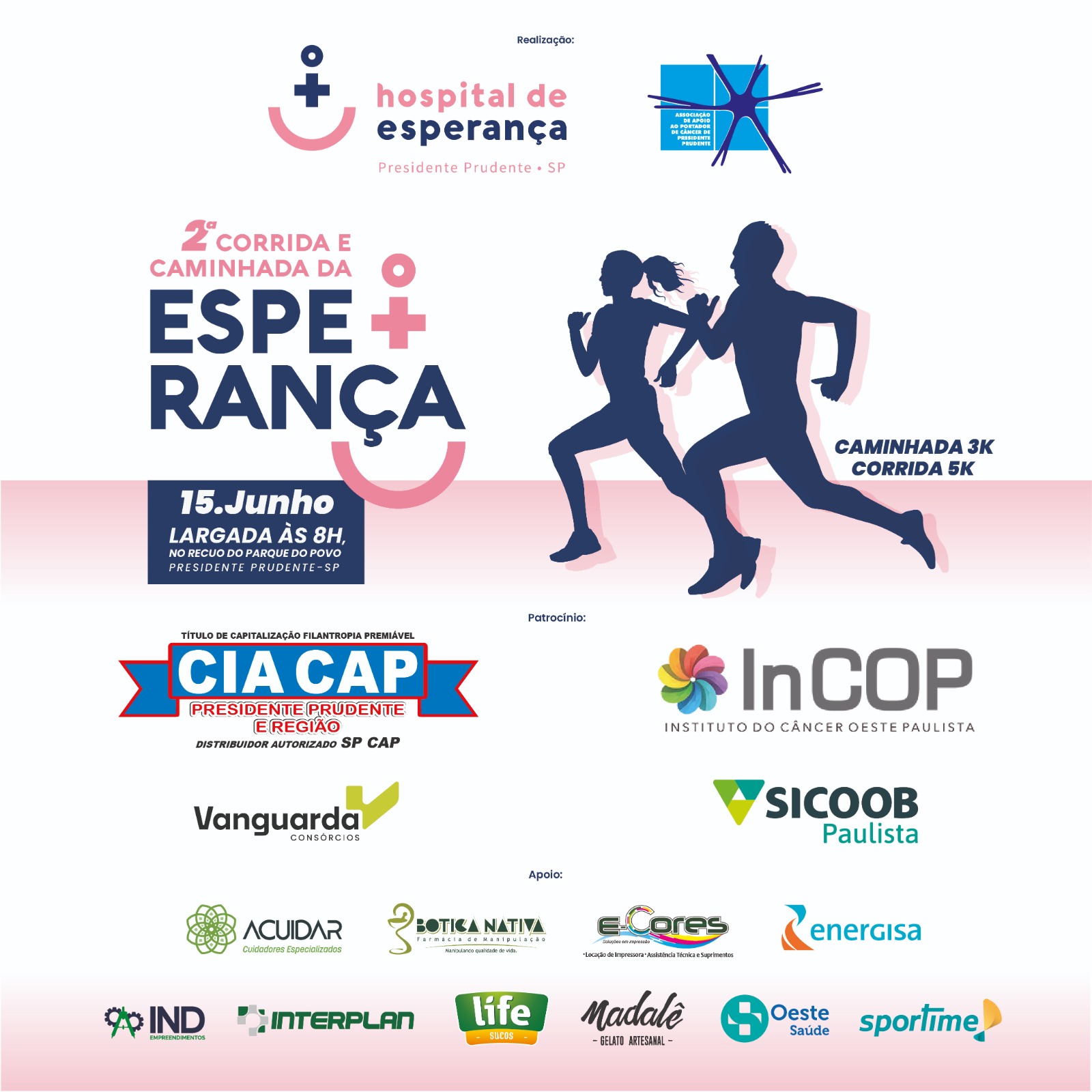 2º CORRIDA E CAMINHADA DA ESPERANÇA