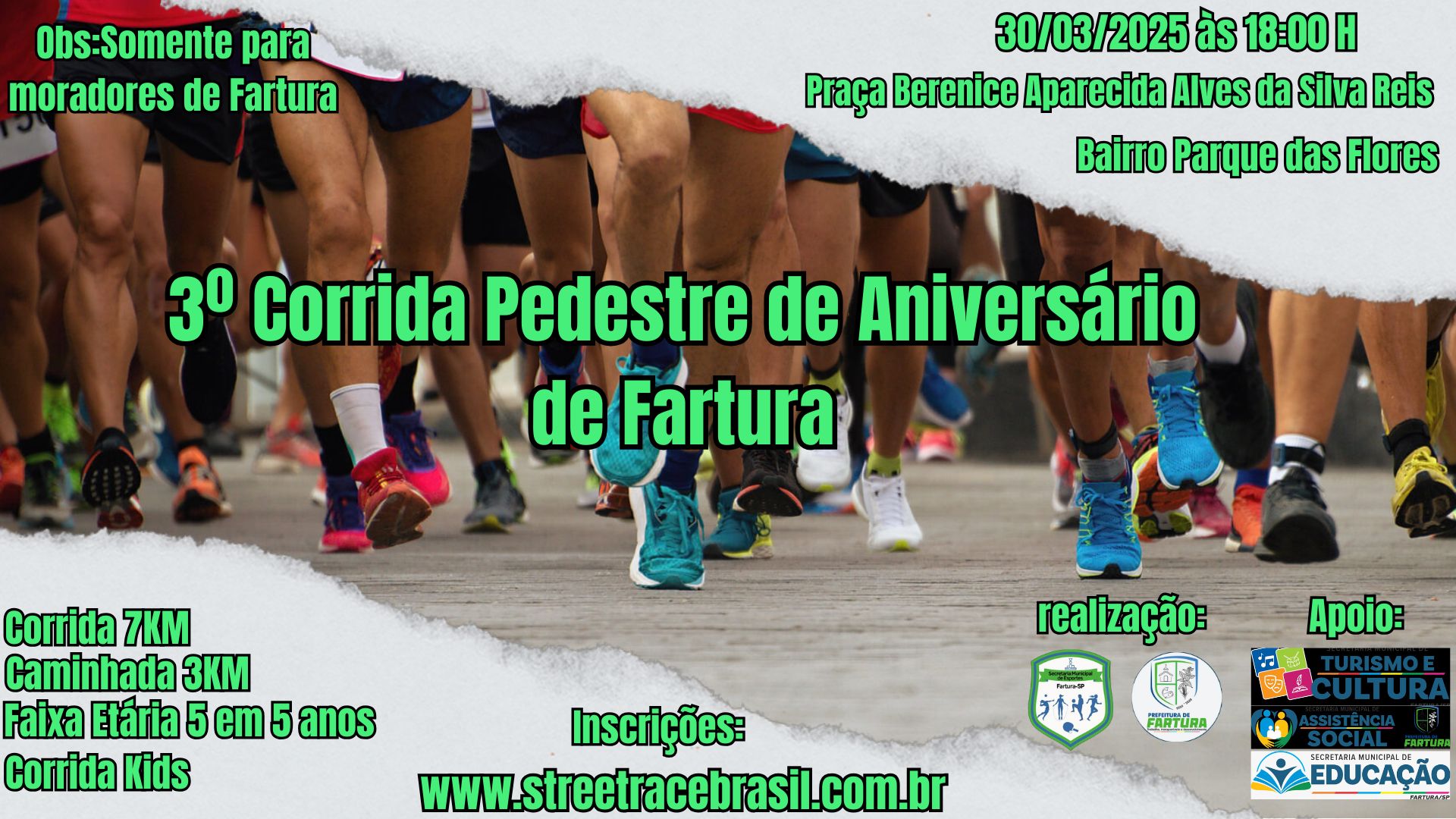 3º CORRIDA ANIVERSÁRIO DE FARTURA