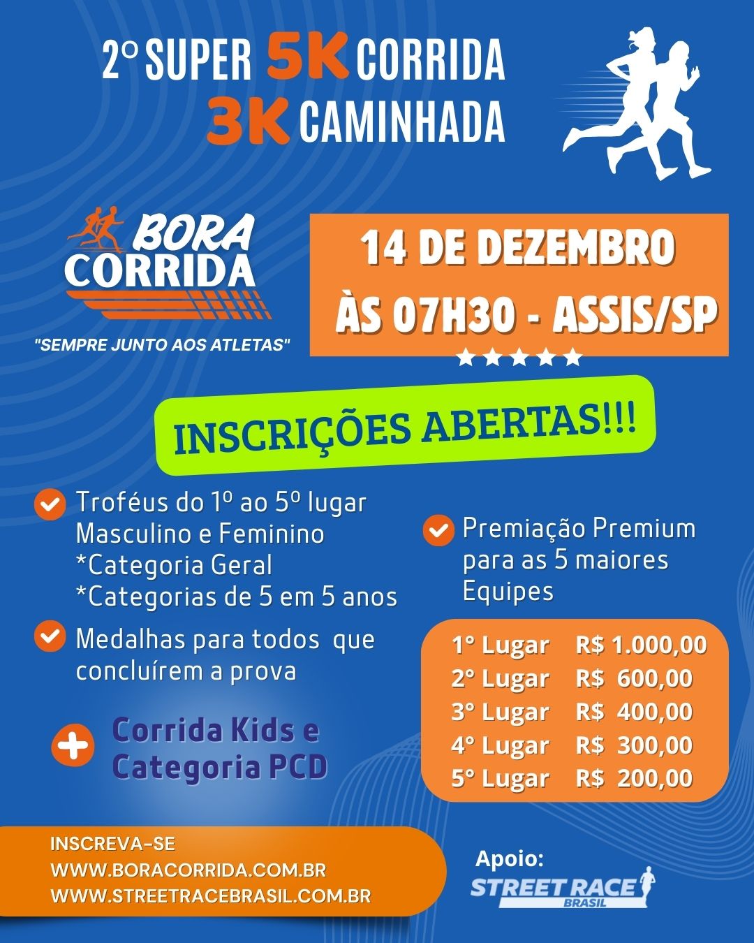 2° SUPER 5K BORA CORRIDA