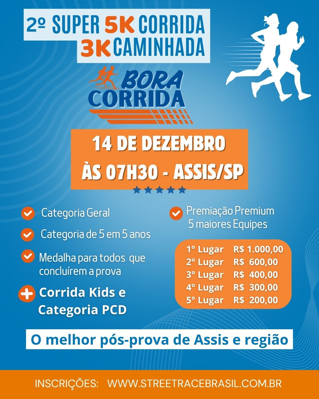 2° SUPER 5K BORA CORRIDA