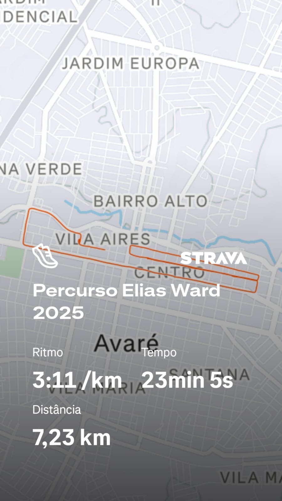 79º CORRIDA ELIAS DE ALMEIDA WARD - Mapa