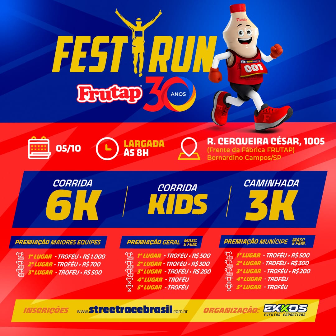“FEST RUN FRUTAP 30 ANOS”