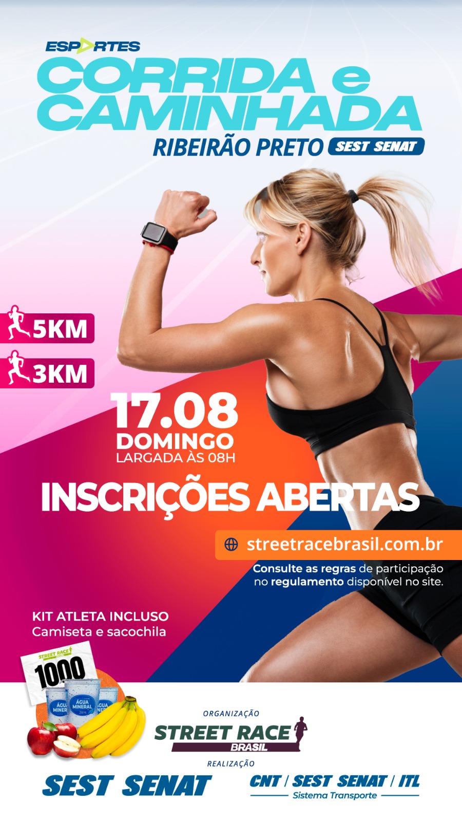 CORRIDA PEDESTRE SEST SENAT - ETAPA RIBEIRÃO PRETO