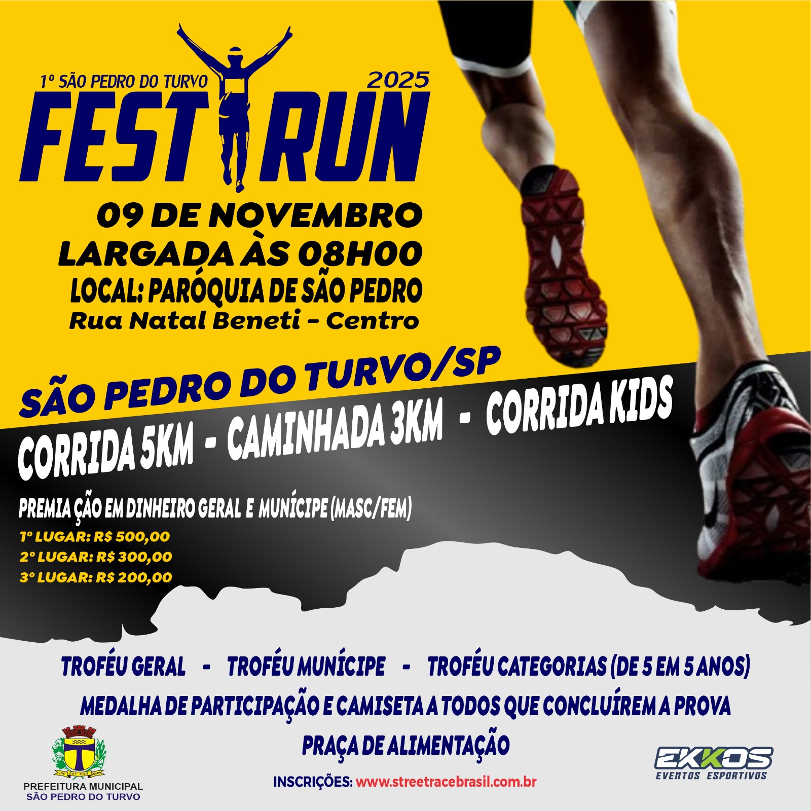 1º SÃO PEDRO DO TURVO FEST RUN