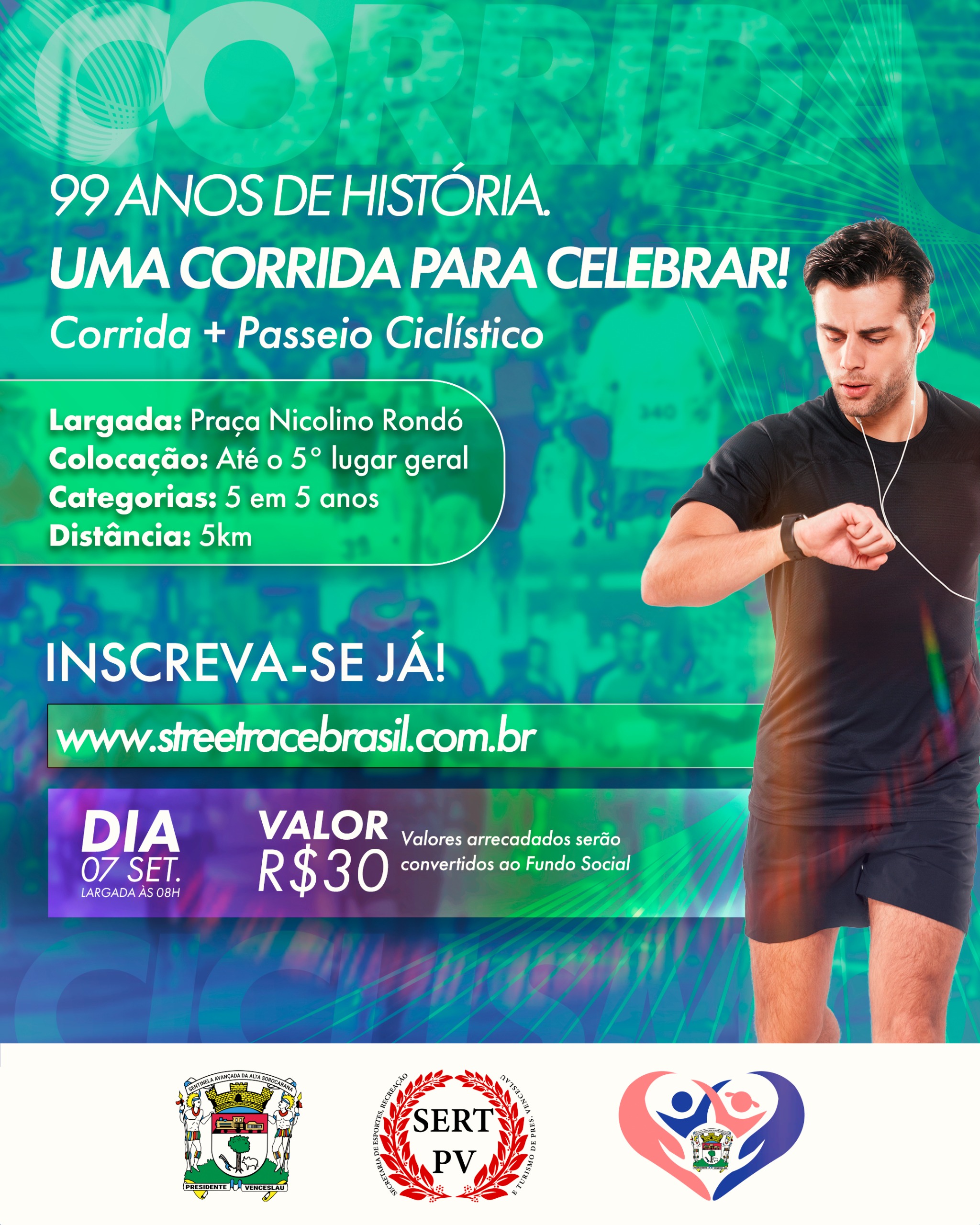 CORRIDA  PEDESTRE DE PRESIDENTE VENCESLAU