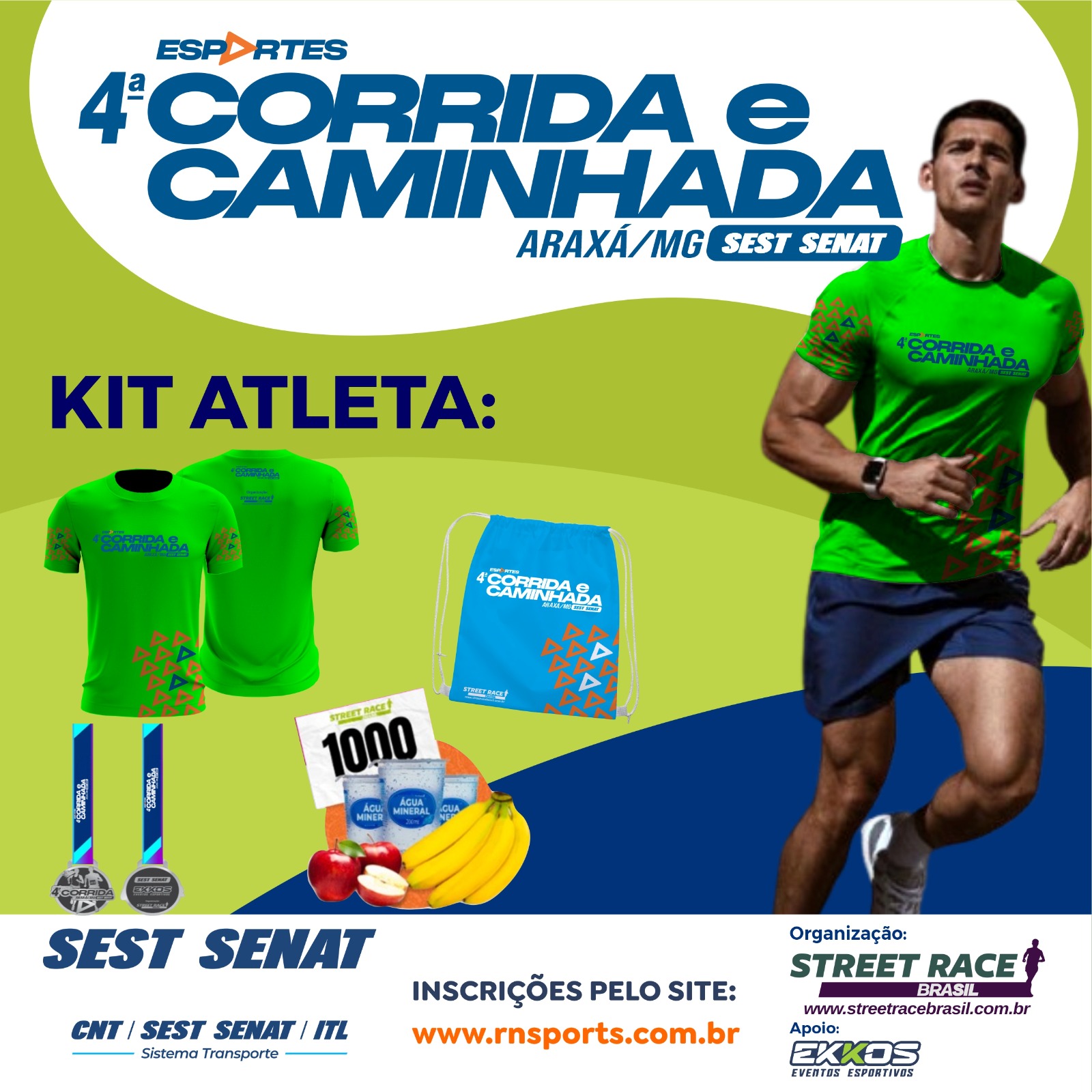 4° CORRIDA E CAMINHADA SEST SENAT ARAXÁ