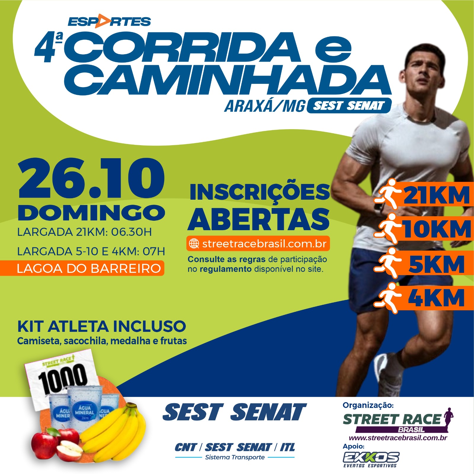4° CORRIDA E CAMINHADA SEST SENAT ARAXÁ