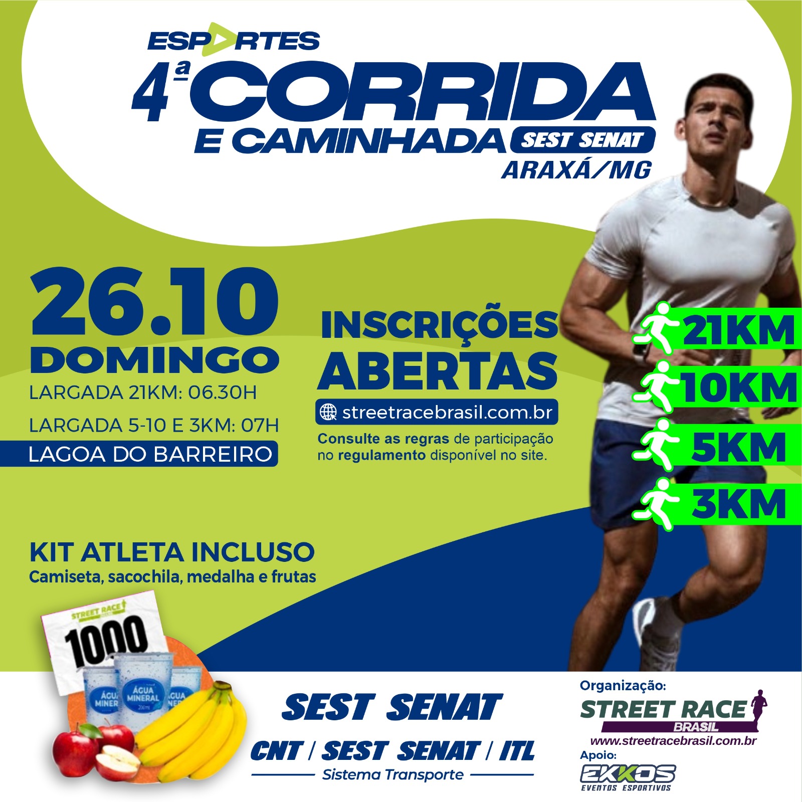 4° CORRIDA E CAMINHADA SEST SENAT ARAXÁ