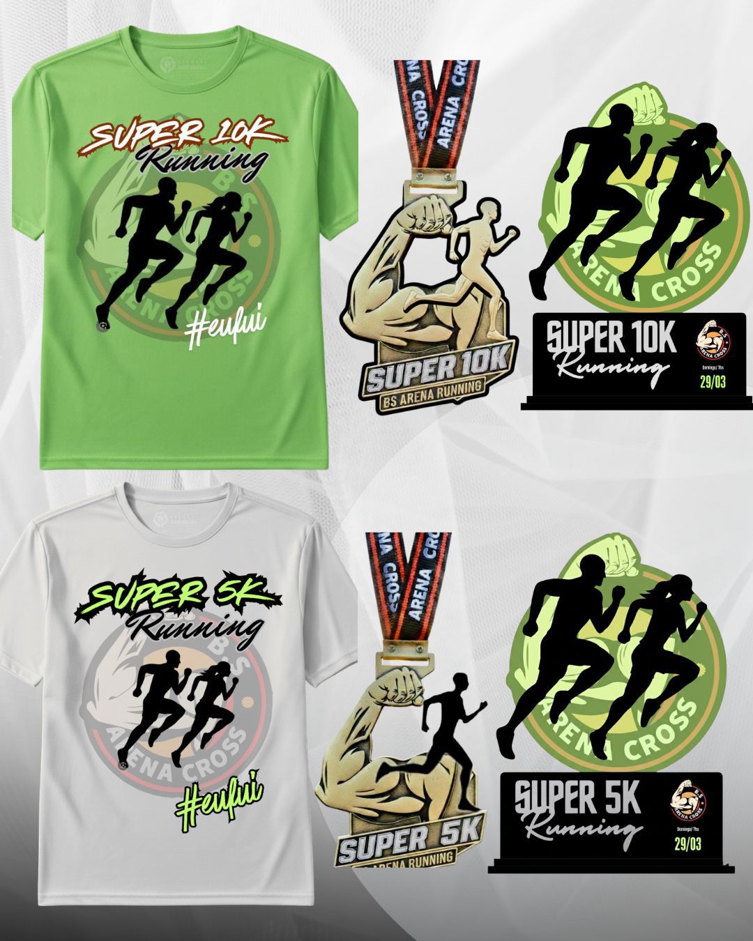 1ª BS ARENA  5K 10K RUNNING - Camiseta
