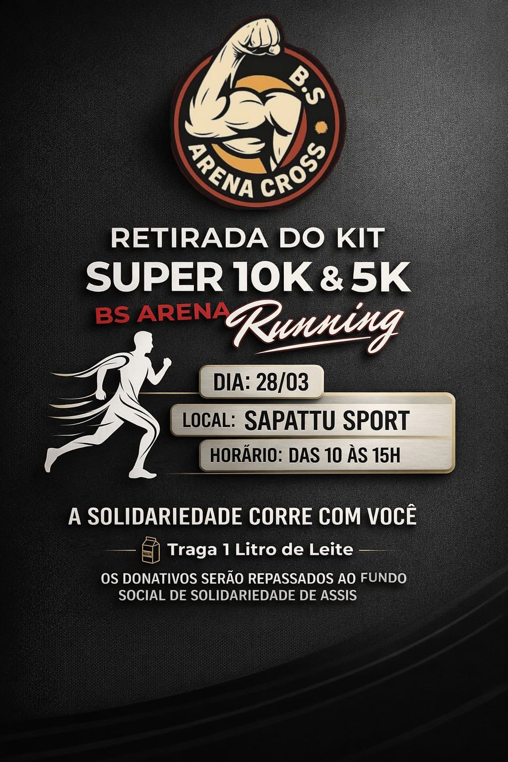 1ª BS ARENA  5K 10K RUNNING - Mapa