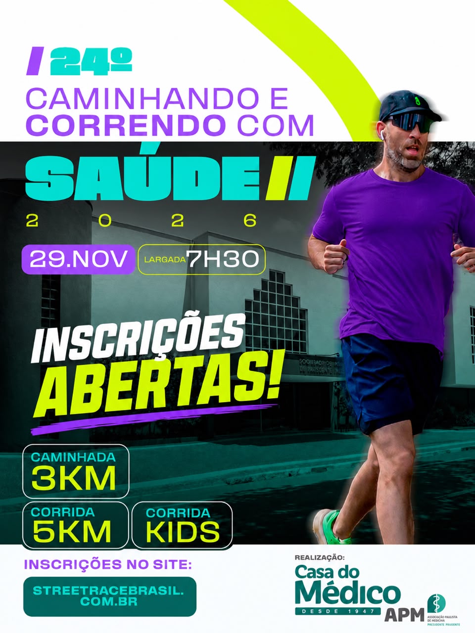 24º CAMINHANDO E CORRENDO COM SAÚDE 2026