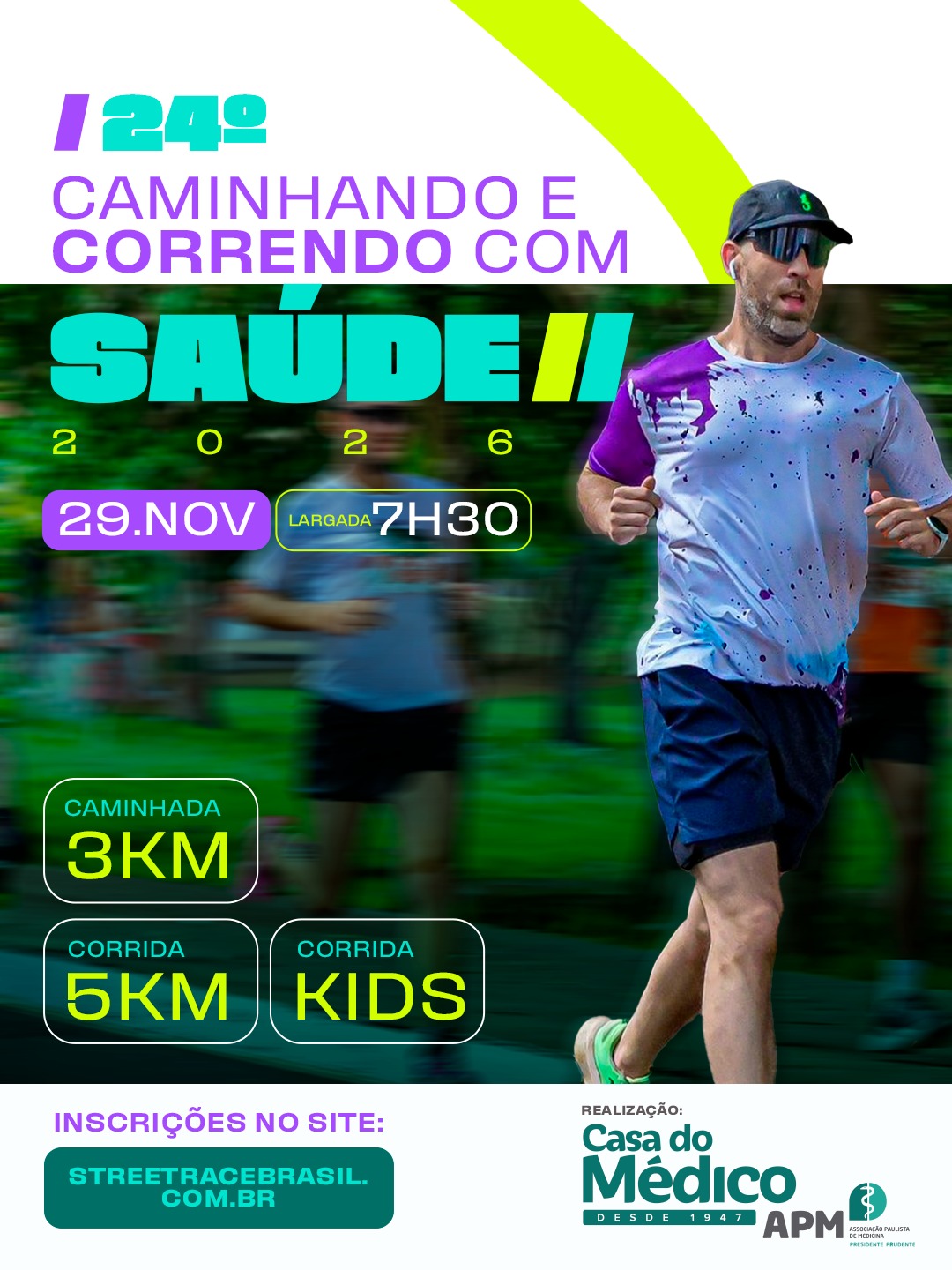 XXIV CAMINHANDO & CORRENDO COM SAÚDE