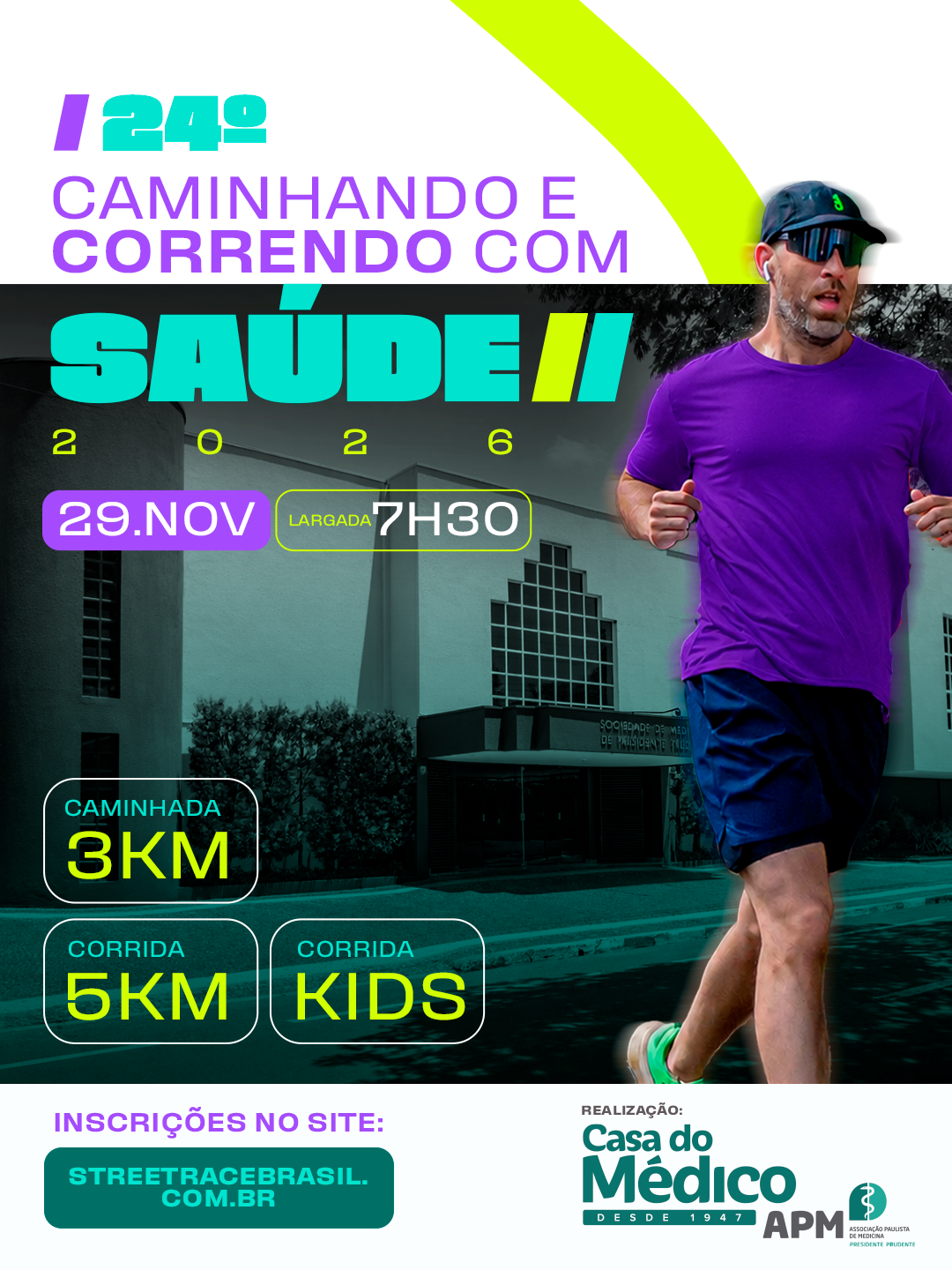 XXIV CAMINHANDO & CORRENDO COM SAÚDE