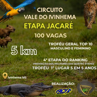 CIRCUITO VALE DO  IVINHEMA 4ª ETAPA JACARÉ