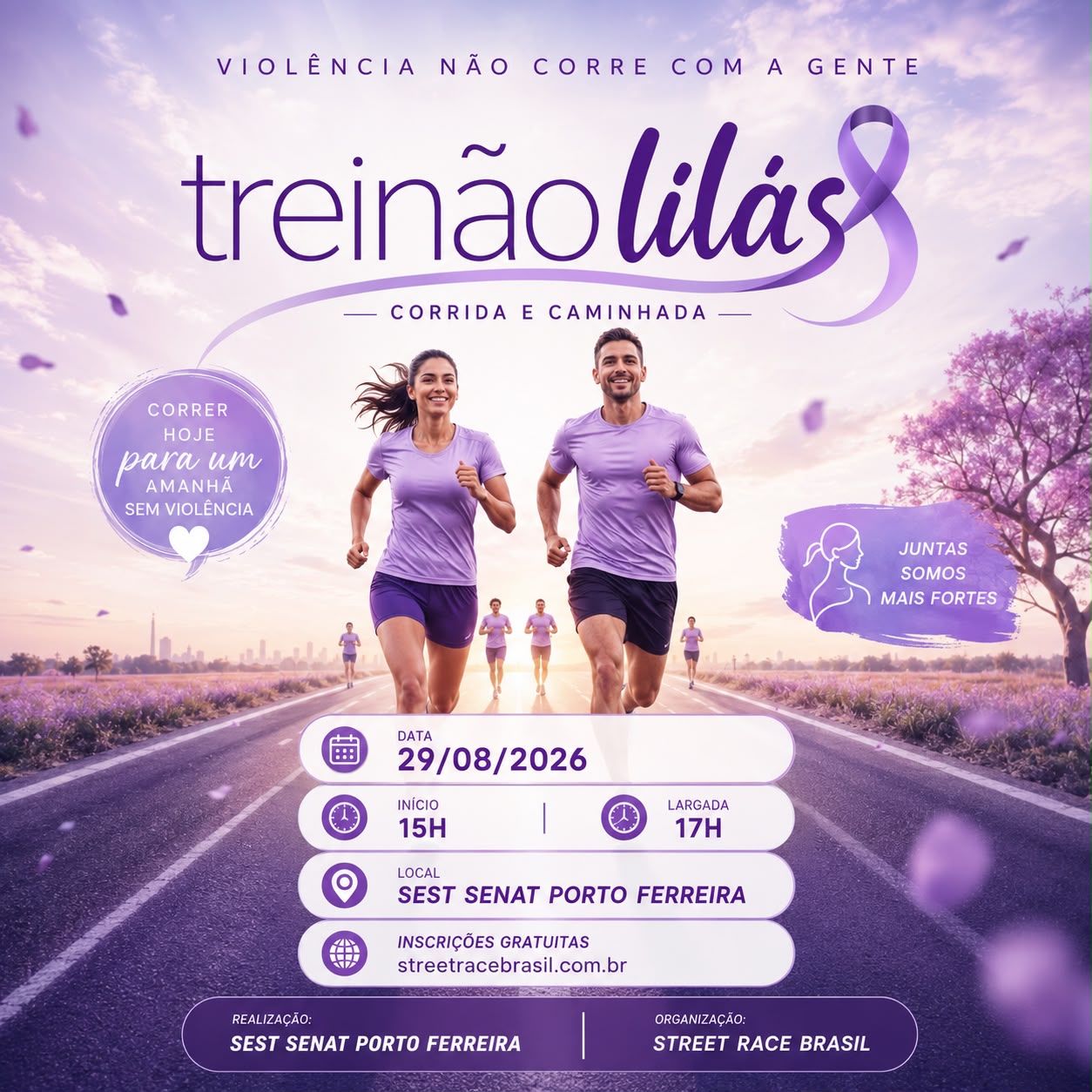 TREINÃO LILÁS SEST SENAT PORTO FERREIRA
