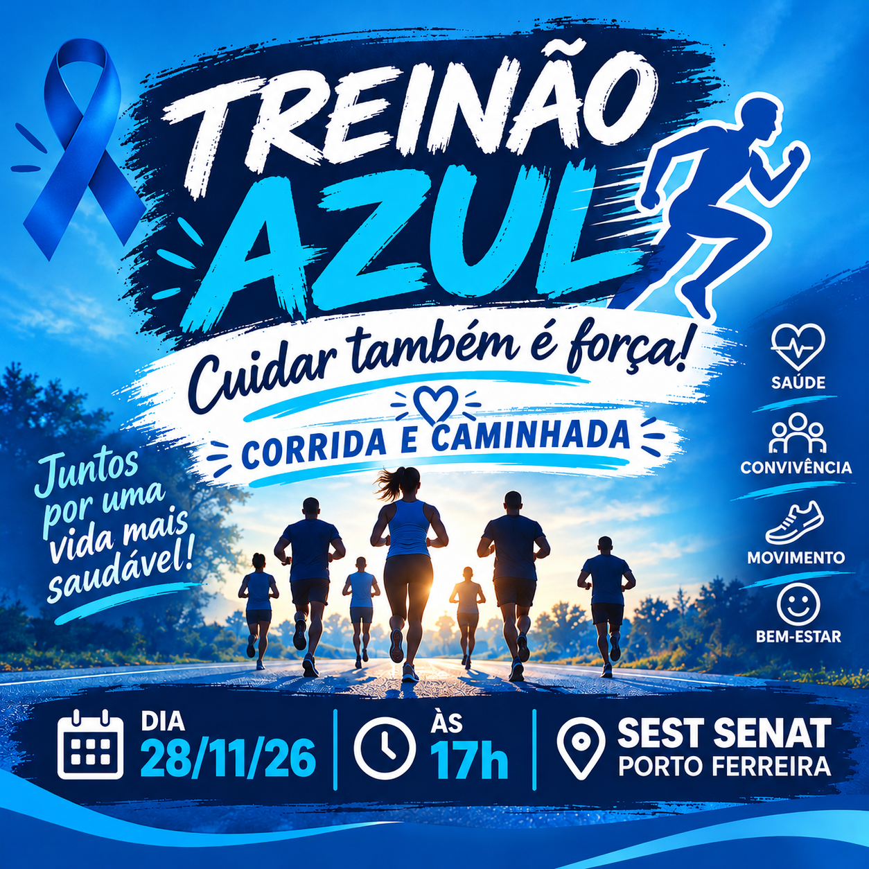 TREINÃO AZUL SEST SENAT PORTO FERREIRA