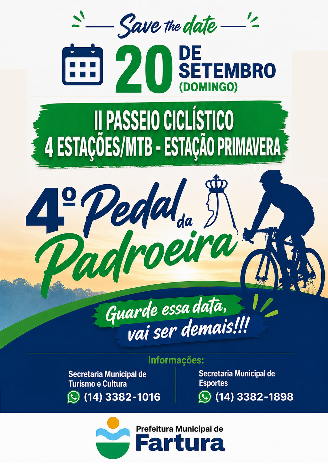 II PASSEIO CICLÍSTICO 4 ESTAÇÕES - 3ª ETAPA PRIMAVERA - MIRANTE MAZETO