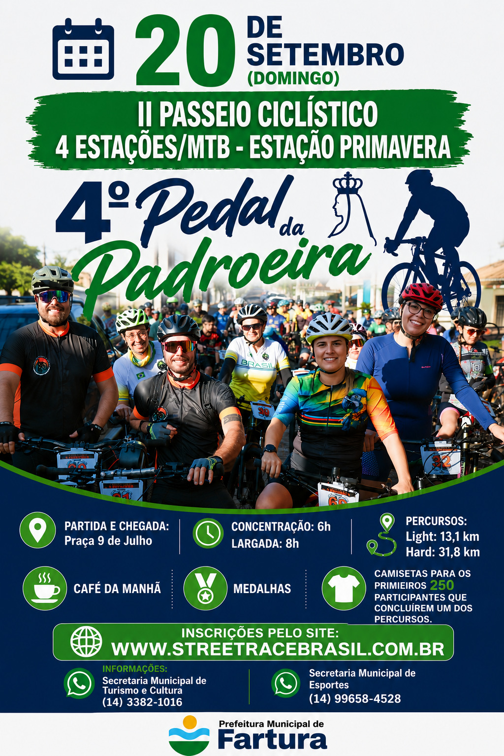 4º PEDAL DA PADROEIRA – II PASSEIO CICLÍSTICO 4 ESTAÇÕES/MTB - ESTAÇÃO PRIMAVERA