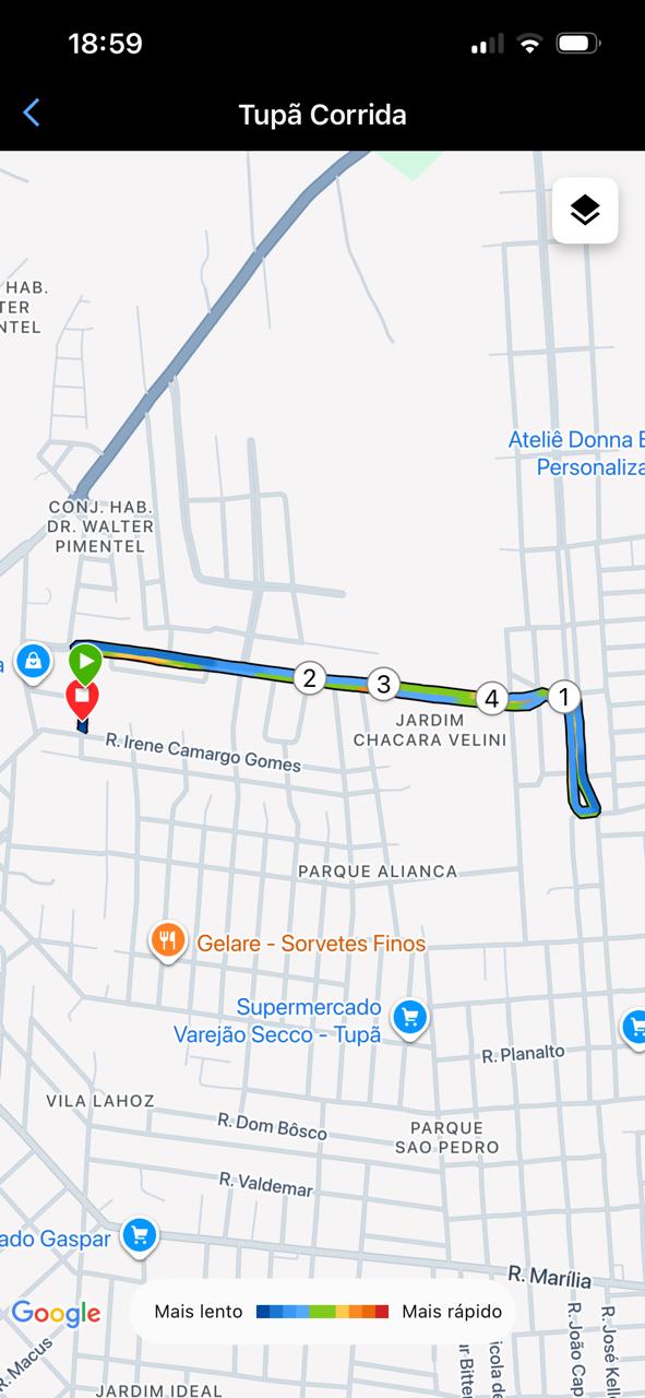 1ª VANURUN CORRIDA SOLIDÁRIA - Mapa