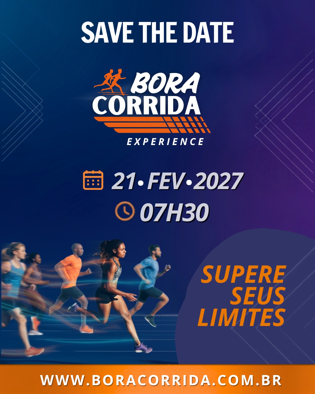BORA CORRIDA EXPERIENCE - SUPERE SEUS LIMITES