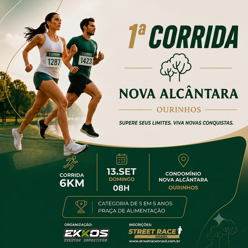 1ª CORRIDA NOVA ALCÂNTARA 2026