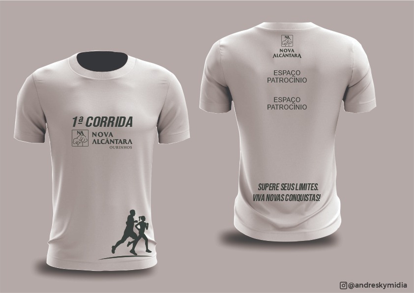 1ª CORRIDA NOVA ALCÂNTARA 2026 - Camiseta