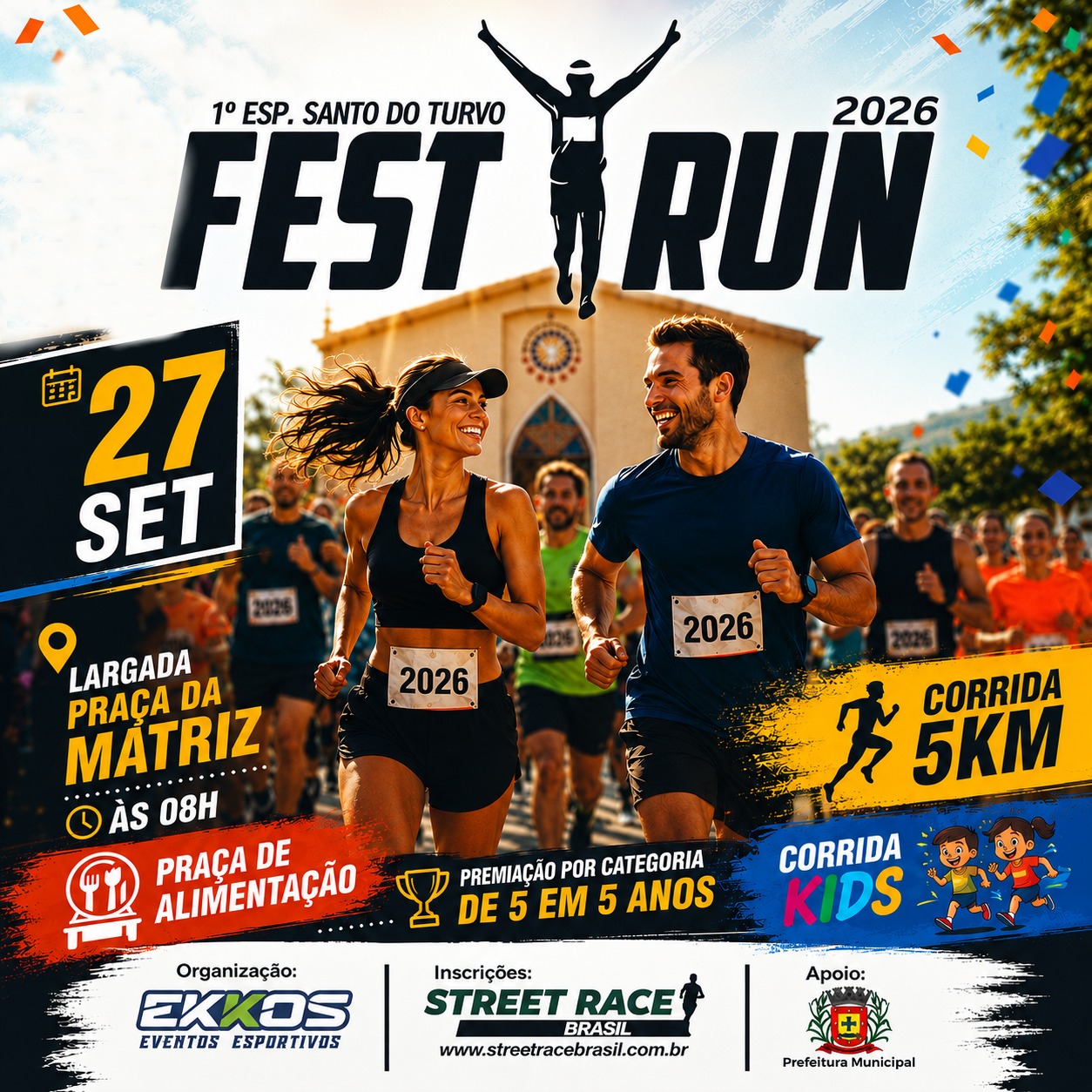 1ª ESPÍRITO SANTO DO TURVO FEST RUN 2026