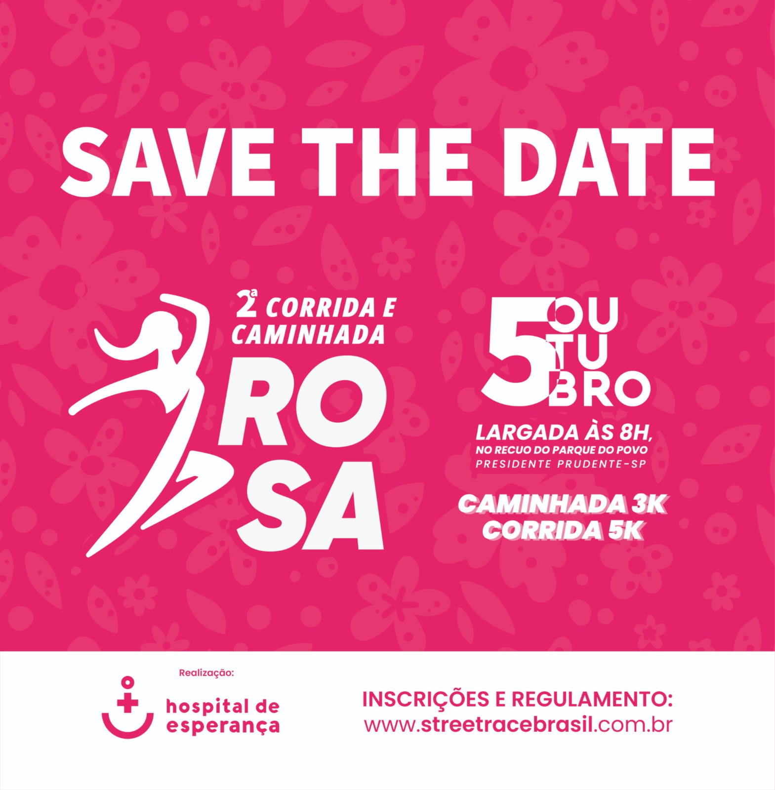 2º CORRIDA E CAMINHADA ROSA