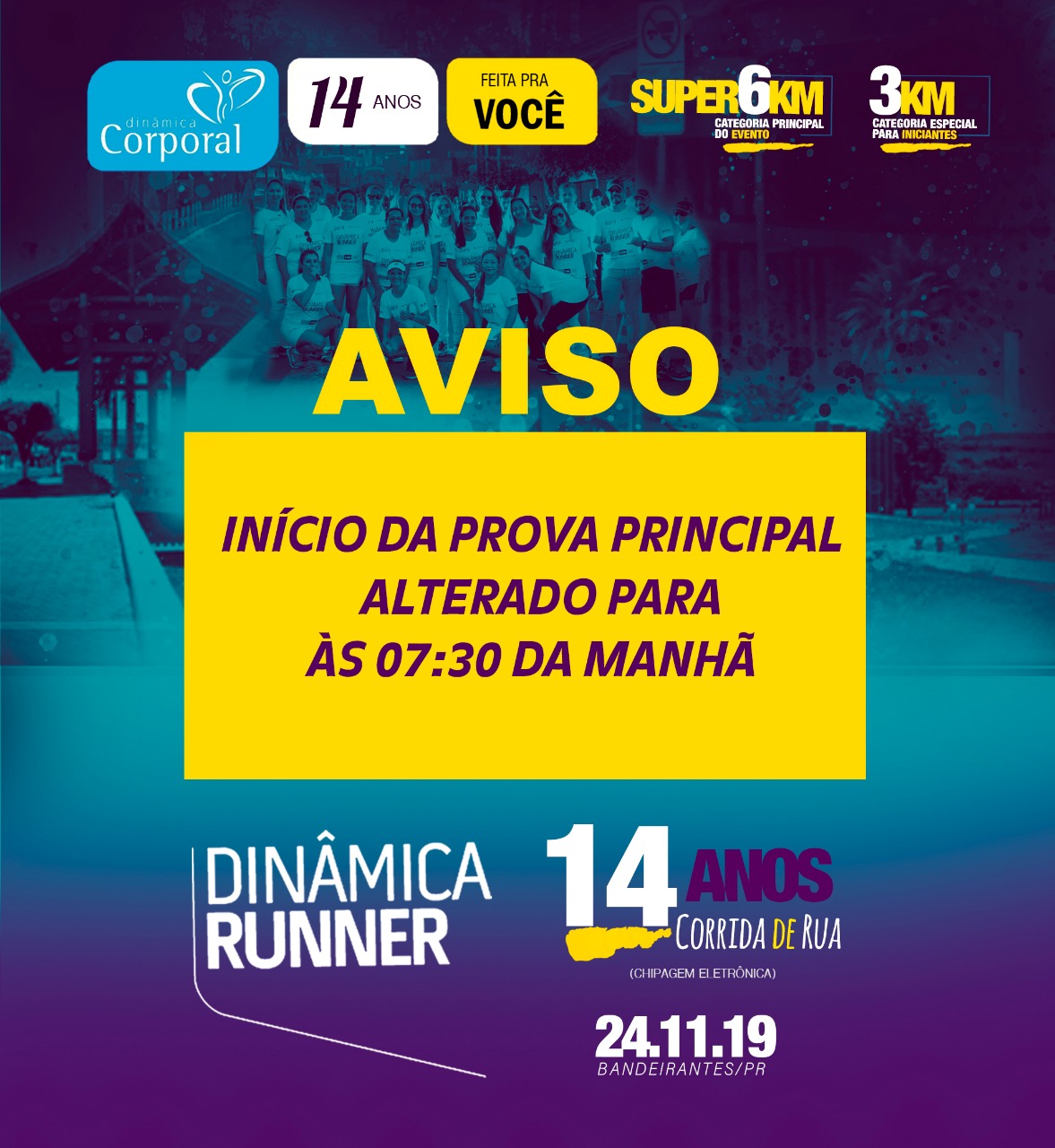 14ª CORRIDA DINÂMICA RUNNER