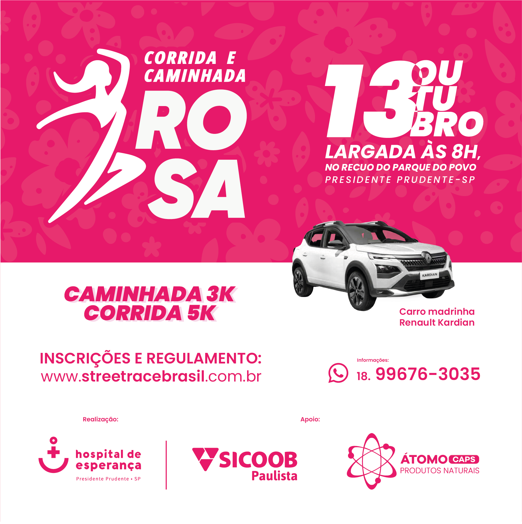 CORRIDA E CAMINHADA OUTUBRO ROSA